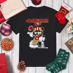 San Francisco 49ers Mickey Mouse Super Bowl Fan T-Shirt